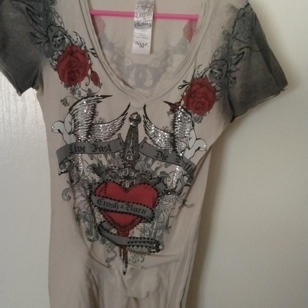 Crash & burn t-shirt